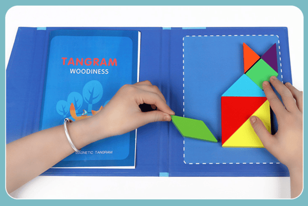 Tangram-puslespil,