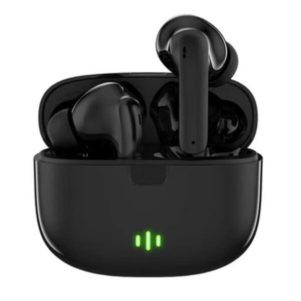 Täysin langattomat Pro TWS Bluetooth Stereo In-Ear -kuulokkeet USB-C Musta musta