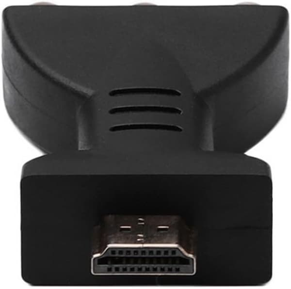 1 stk HDMI til 3RCA adapter, rød gul hvit videokabeladapter