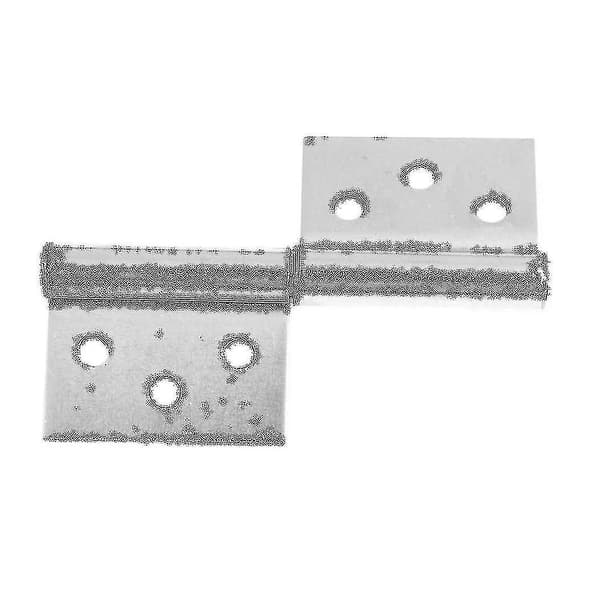 3x Rustfritt Stål 7.6cm Dørhengsel Sølv Tone Maskinvare