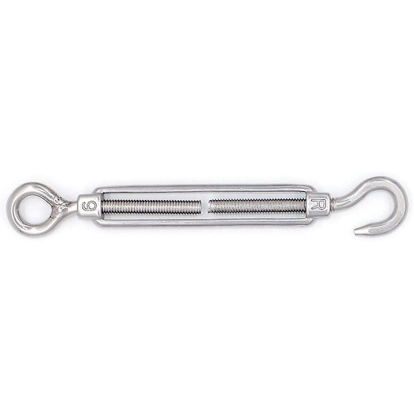 Mecollection M4/m5/m6/m8 304 Rustfrit Stål Krog og Øjespændebøjle - 5 Pak