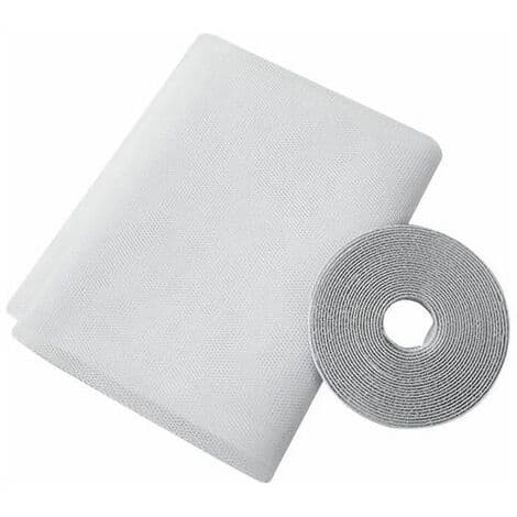 DIY itseliimautuva hyttysverkko, 1,5*2m valkoinen