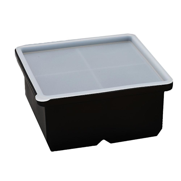 Ekstra store silikonebakker til isterninger - whisky isterninger holder sommerdrikke kolde - frys mad