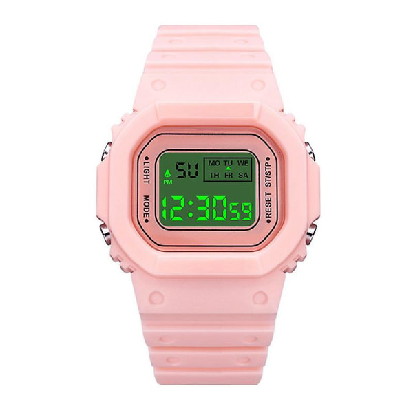 fyrkantig watch (rosa),