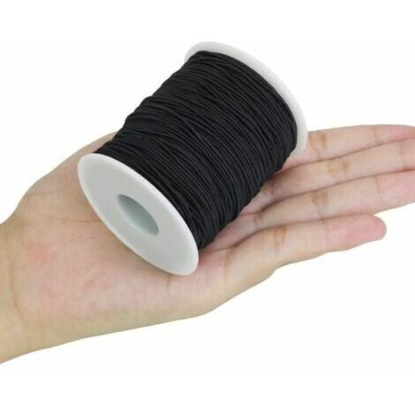Kartokner 1mm 100m Elastisk Snøre, Håndværkssnøre, Tråd Elastisk Snøre Rulle til Armbånd, DIY Håndværk, Armbånd Halskæder, osv.