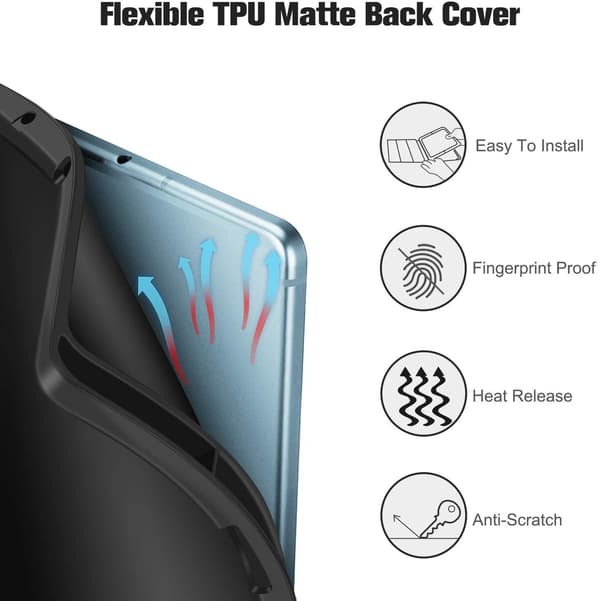 (Stjärnor och ränder) för Samsung S6 Lite 10.4 TPU Tablet Case,