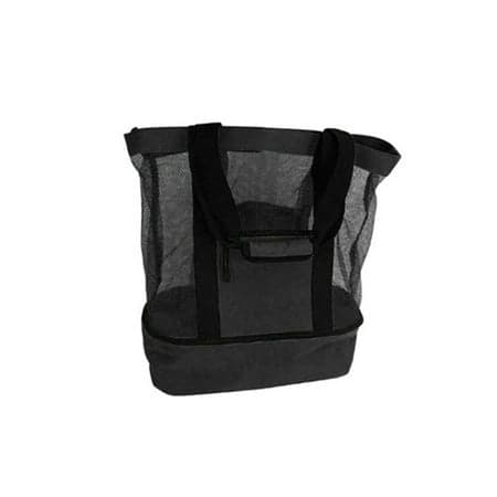 Strandtaske med finmasket polyester lynlåsbunds opbevaring 1