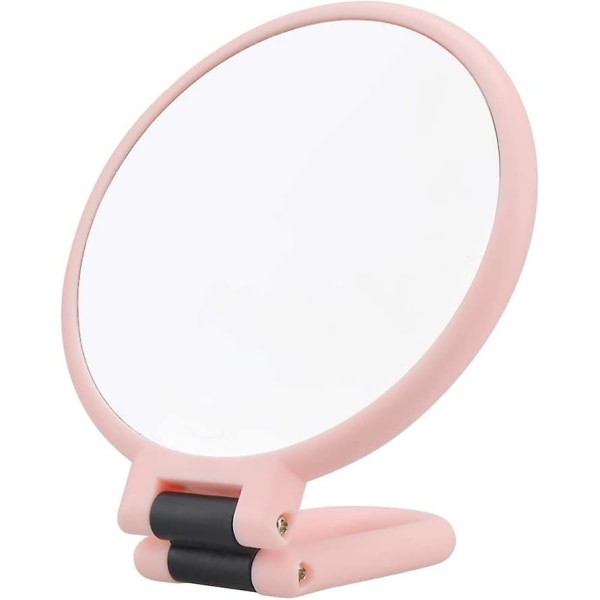 Speil Makeup Double Face Muggly Ice X5/x1 Håndspeil med sammenleggbart håndtak/på fot, reisespeil kompatibelt med jentekvinne, bærbart lommespeil,