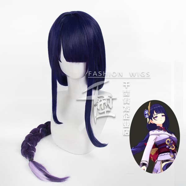 Genshin Impact Yleinen Ukkonen cosplay-peruukki General Thunder