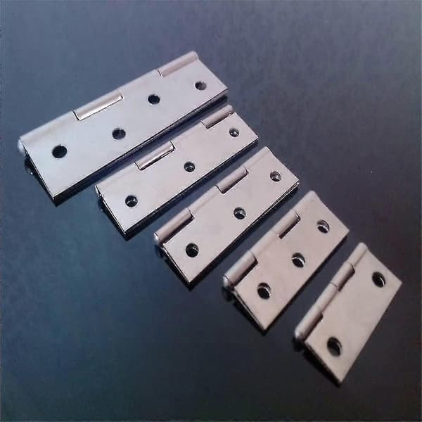 10 stk. rustfrit stål hjemmemøbler hardware dørhængsel lang 30 mm x 44 mm
