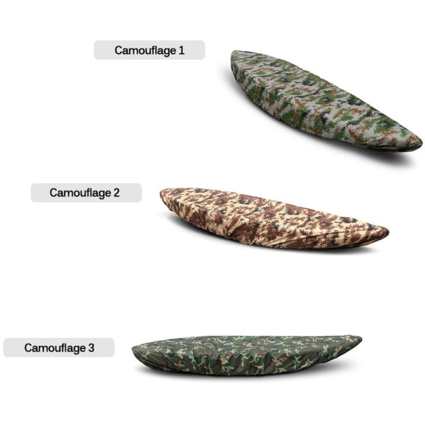 3,5 m (egnet til 2,6-3 m både) Camouflage Kajakdække Camouflage Kano Dække, til indendørs og udendørs møbler beskyttelse