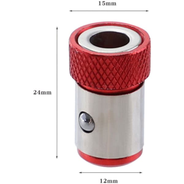 Skruetrækkerhovedmagnetisering, batchhovedmagnetisering, skridsikker magnetisk ring (blå mønstret magnetisk ring)
