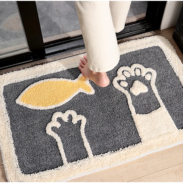 Sklisikker absorberende baderomsmatte Liten Master-Cat 45*65cm,