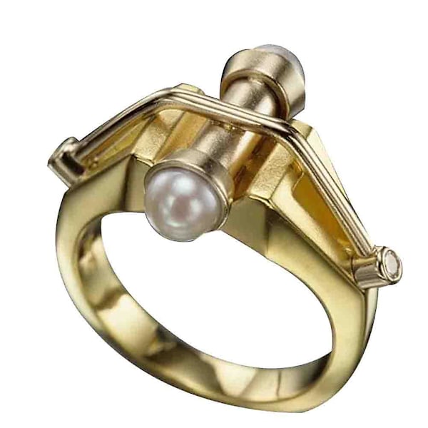 Mode Kvinnor Kubisk Zirkonia Inlagd Geometrisk Finger Ring Fest Smycken Present 2 US 9