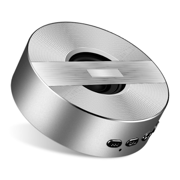 Langaton Bluetooth-kaiutin, mini kaiutinlevy auton kaiutin (hopea)