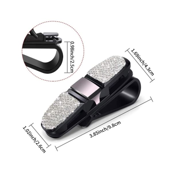 Multifunktionel bilbrilleclips billetclips ny bilbrilleclips