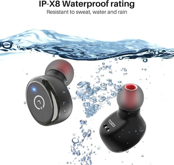 1 stk Bluetooth Ørepropper Ægte Trådløse Stereo Høretelefoner
