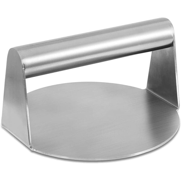 304 rostfritt stål manuell hamburgerpress (rund) för verktygsrum