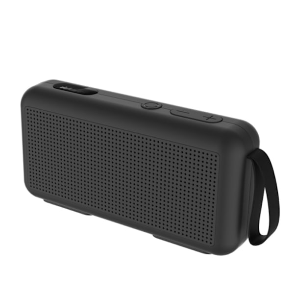 Bluetooth-högtalare, kreativ graffitimålad mini bräda FM trådlös högtalare (den svarta)
