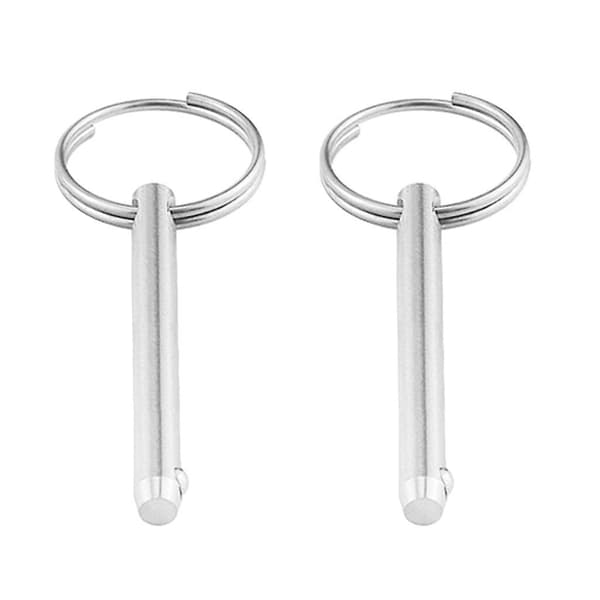 2x2 stykker 316 rustfrit stål båd top dæk hængsel quick release pin 5x51mm