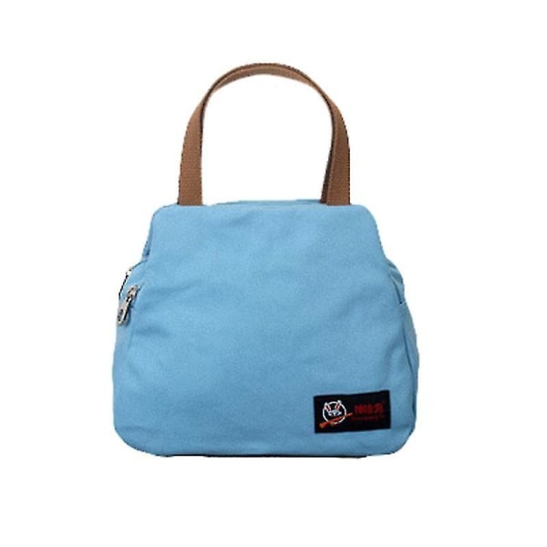 Fashion Portable Insulated Canvas Lunch Bag Thermal Food Picnic Cooler Lunch Bags Lunch Box Bag