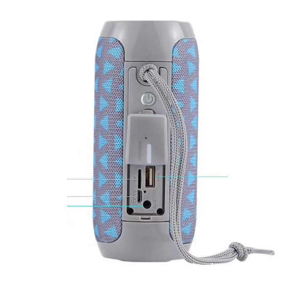Vedenpitävä langaton Bluetooth-kaiutin, kannettava äänikortti puheluihin (punainen),
