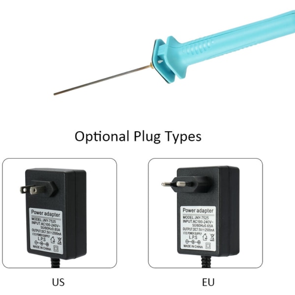 Elektrisk Skumskärare, Polystyren Penna Sats Verktyg för Bärbara Graveringsverktyg (10cm(7.5v 2.5A))