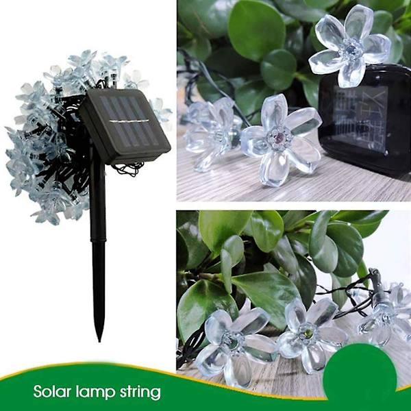 Utomhus String Lights, 50 LED 8 Dekorativa Körsbärsblommor, En Del