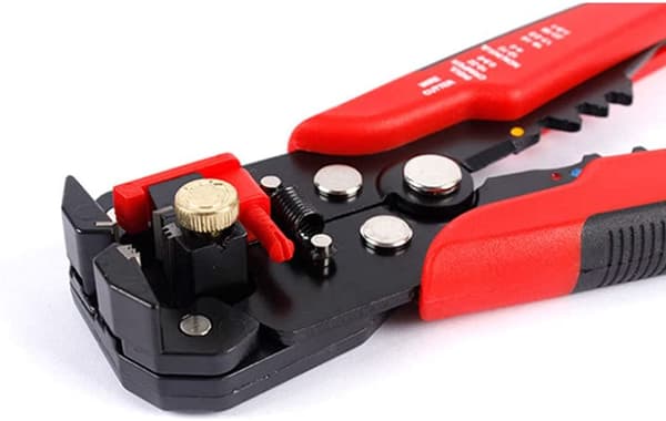 Wire Stripper, 5 i 1 Multifunktionel Elektrisk Wire Stripper Automatisk Kabel Cutter Wire Stripper (Orange),