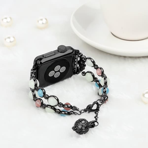 Til Apple Watch Rem 38/40mm Sort Serie 7 6 5 4 3 2 1&SE