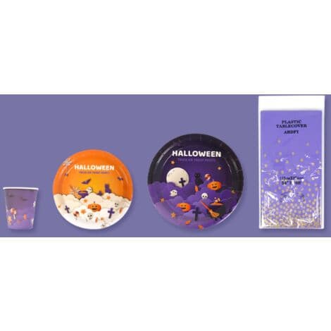 Halloween bestik, engangsmønster 48 stk 5