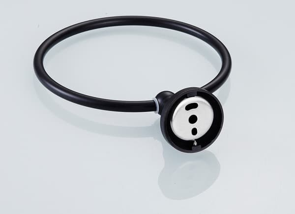 Sort Bronze Rund Håndklæde Ring Europæisk Antik Sort Håndklæde Stativ (K6811 Antik Sort Håndklæde Ring)
