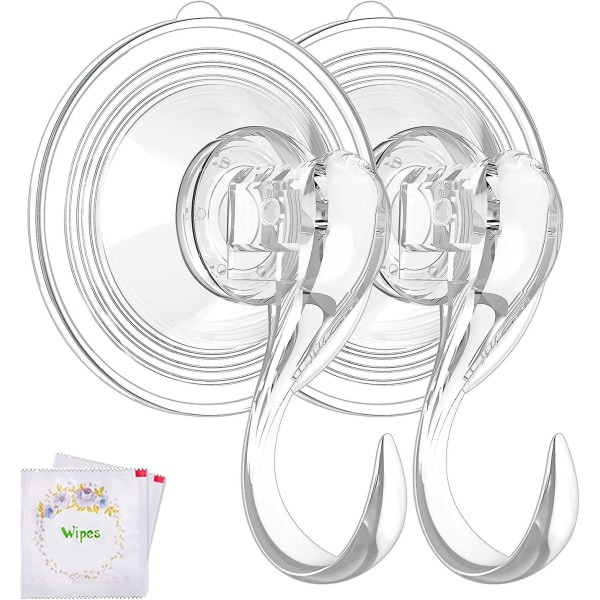 Wreath Hanger, Large Clear Reusable Heavy Duty Wreath Hanger Suction Cup With Wipes 22 Lb Strong Window Glass Suction Cup Hooks Wreath Holder For Hall