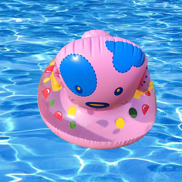 Baby Pool Oppblåsbar Svømmering Med Håndtak, Sommerfest Lounge Flåte Dekorasjoner For Barn Dog