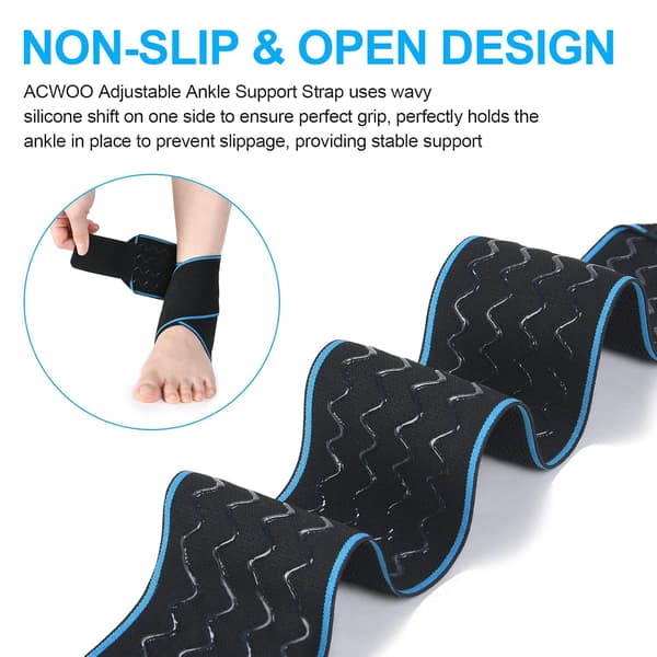 1 stk. ankelstøtte, elastisk justerbar ankelbandage