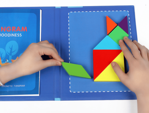 Tangram-puslespil,
