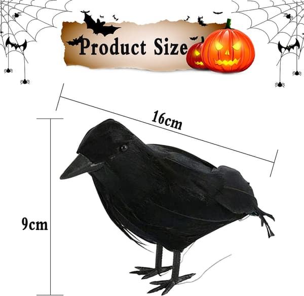 Halloween Sort Krage, Halloween Krage Dekoration, Halloween