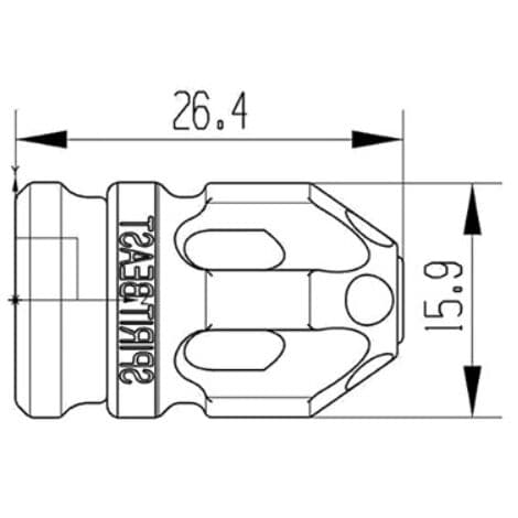 Plastdäckventilskydd för SUV, Motorcykel, Lastbil, Cykel