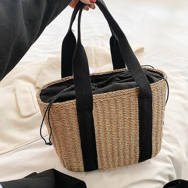 Summer Beach Bag, handgjord väska Damhandväska W40xh24xl17(cm) C70