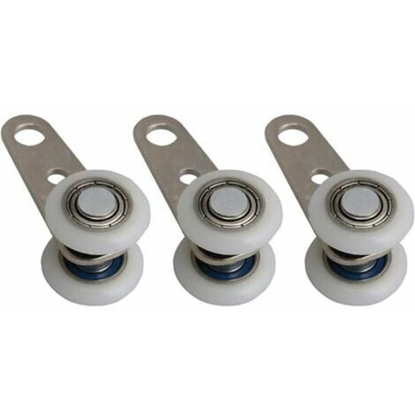 Kartokner Rullset med 10 stycken för fönsternischer eller skjutdörrar - Metall och Plast - 4,5 x 1,9 cm (Små)