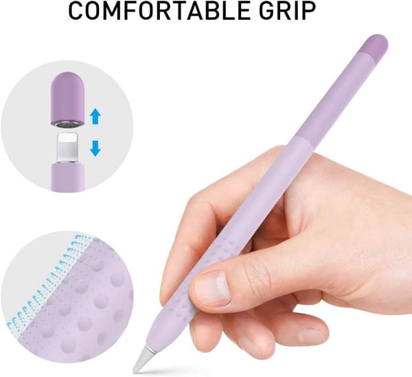 (Lavendel) Apple Pencil 1:a generationens fodral, gradientfärg