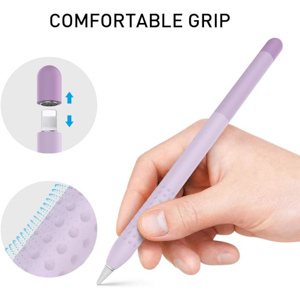 (Lavendel) Apple Pencil 1. generations etui, gradientfarve