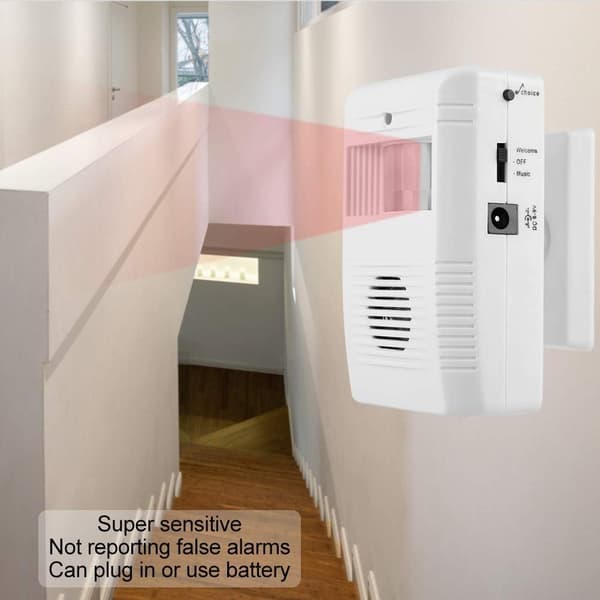 Oberoende välkomstsensor, dörrklocka, rörelsesensor, dörrklocka
