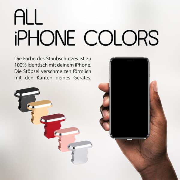 Støvprop kompatibel med iPhone