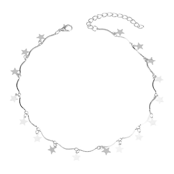 Choker Boho Kultaväriketju Pieni Tähti Maxi Choker Kaulakoru Naisille Tupsu Kaulakorut