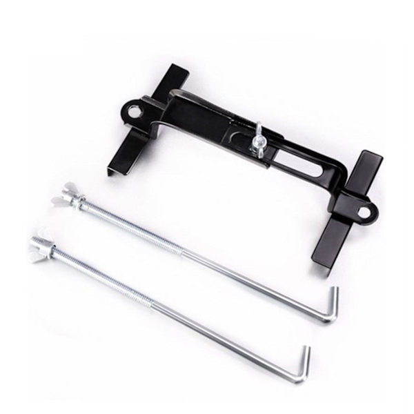 Universal Bilbatteri Metal Opbevaringsstativ Klemme Beslag Metal Holder Justerbar 27cm