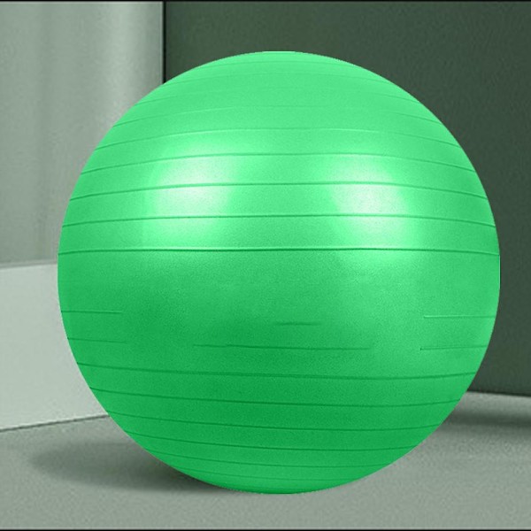 Träningsboll, Stabilitetsboll för Hemmet, Yoga, Gym Boll, Fysioboll, Schweizisk Boll, Fysioterapi Green 55CM