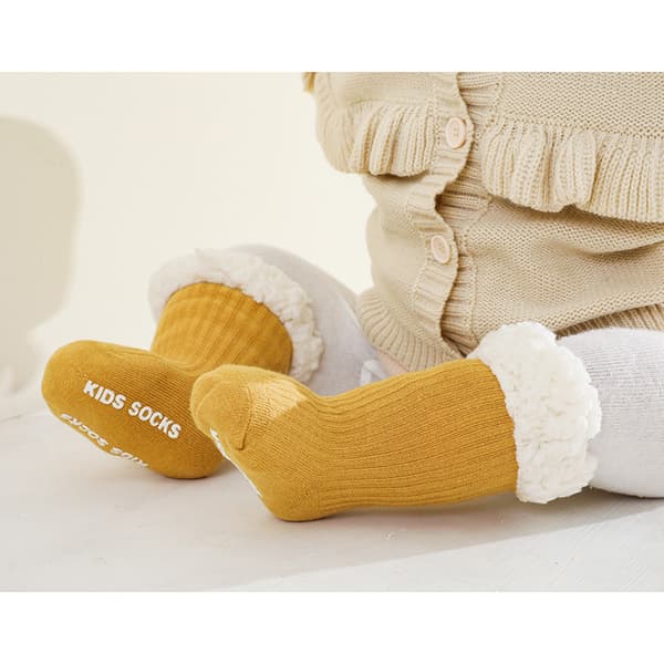 Vinter Super Tykke Cashmere Gulvsokker til Børn 2 Styk