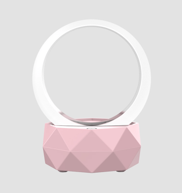 Natlys bluetooth-højttaler, smart trådløs farverig bluetooth-højttaler til hjemmet (pink)