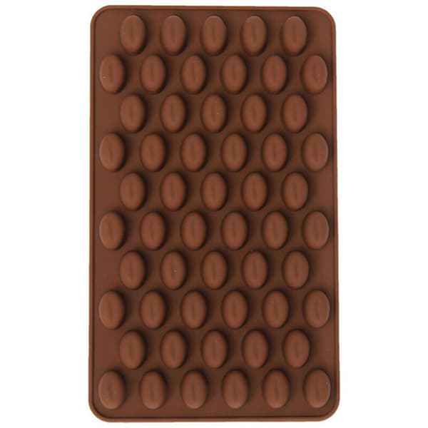 Silikone chokolade kaffebønner slik kage slikform 55 hulrum